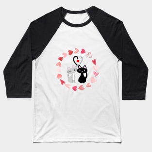 Lovely cat Baseball T-Shirt